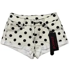 ドット 水玉 ショーパン タグ付き 新品 SHEIN 平成女児 グランジ