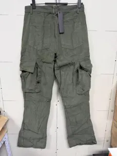 多ポケットユーティリティパンツ 日常着用可能 フリーサイズ寄り