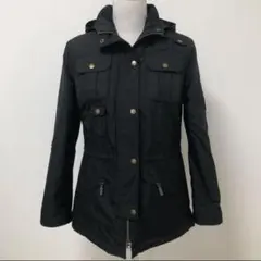 Barbourバブアー　ミリタリージャケット ブラック　黒　Mサイズ