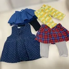 miki house La poche biscuitボトムス90cm 4点