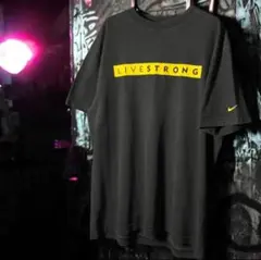 00s MEXICO製　NIKE×LIVESTRONG Tシャツ　黒　ナイキ　L