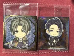 刀剣乱舞　にふぉるめーしょん　ウエハースシール　三日月宗近、へし切長谷部