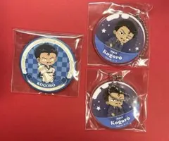 名探偵コナン 毛利小五郎 缶バッジ アクリルキーホルダー