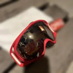 Oakley レッドゴーグル 収納袋付き - メルカリ