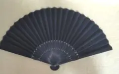 男性用　扇子　濃紺