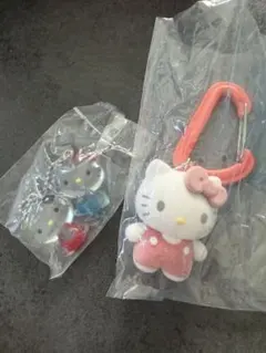 ハローキティ ガチャガチャ2個セット　なかよしドロップチャーム