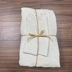 無印 100×195 ポリエステル二重織プリーツカーテン防炎・遮光性　両面　２枚