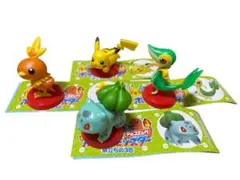 ポケモンチョコエッグ　旅立ちの３匹　4種セット