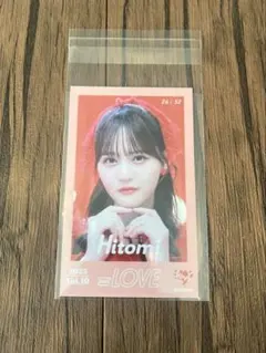 ＝LOVE イコラブ　ミニフォト　髙松瞳　ひとみ