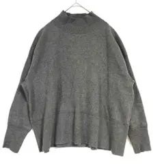 Gap ギャップ チャコールグレー メンズ ハイネック ニット M シンプル