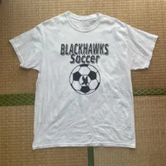 ギルダン dry blend BLACKHAWKS Soccer Tシャツ