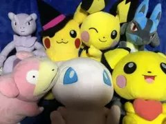 ポケモン ぬいぐるみ おかえりピカチュウ ミュウ ブラッキー エーフィ合計13体 ポケモン ぬいぐるみ おかえりピカチュウ ミュウ ブラッキー エーフィ