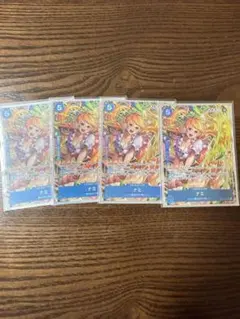 ワンピースカード ナミ パラレル 4枚セット