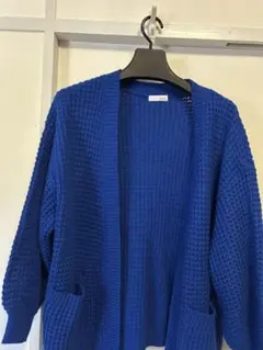 青いカーディガン Lサイズ