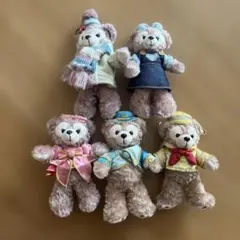 ディズニー ダッフィー シェリーメイ ぬいぐるみバッジ セット