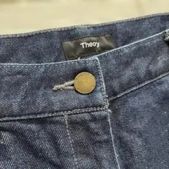Theory セオリー　インディゴ　ストレートデニムパンツ　27のサムネイル