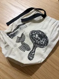 PLAZA Bag-all コットン　ポーチ コスメ柄　巾着のサムネイル