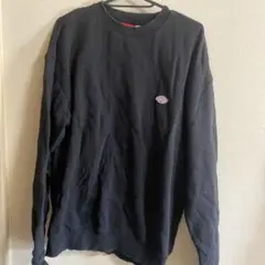 ブラックトレーナー　Dickies