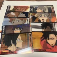 ハイキュー　クリアカード　まとめ売り　クロ　日向　研磨　山口