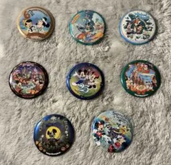 ディズニーランド・シー イベント缶バッジ 8個セット バラ売り可