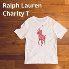Ralph Lauren デカロゴ M-L相当 半袖Tシャツ チャリティTシャツ