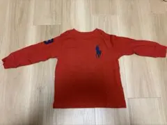 ポロラルフローレン　赤ロンT 90cm