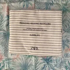 はるさん様専用ZARA ストライプ エコバッグ Lサイズ　ザラ