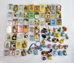 ポケットモンスター お弁当消しゴム ミニフィギュアストラップなど 