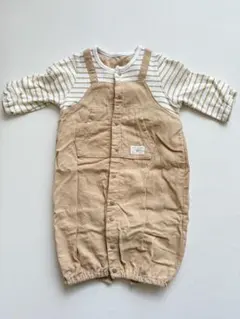 バースデイ　2wayオール　ストライプ ロンパース