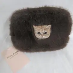 新品タグ付 PAUL & JOE 猫刺繍 ハンドバッグ ブラウン - メルカリ
