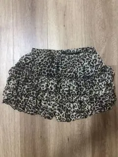 レオパード柄 フリル ミニスカート ANZUのサムネイル