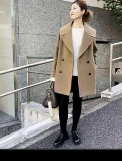 ★週末値下げ！★Spick & Span MANTECOシャギー高級ロングコート ☆週末値下げ！☆Spick & Span MANTECOシャギー高級ロングコート