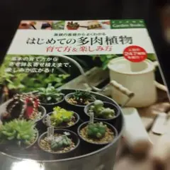 はじめての多肉植物育て方&楽しみ方 基礎の基礎からよくわかる