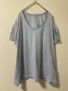 24時間以内発送　 Vネック TシャツXLサイズ　2-55