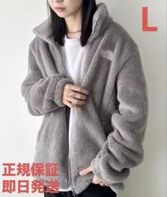 ❗️期間限定SALE❗️ノースフェイス ボア フリース ジャケット グレーL