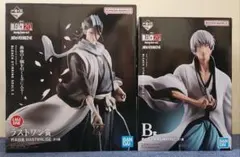 BLEACH　一番くじ　フィギュア　セット　朽木白哉　市丸ギン　フィギュア 黒崎一護‐内なる虚‐、市丸ギン、更木剣八のフィギュアが当たる！「一番