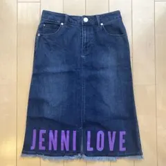 ジェニーラブ ガールズ フリンジ デニムスカート