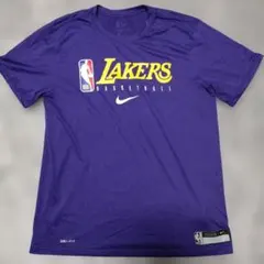 【セール】NIKE LAKERS Tシャツ Lサイズ 紫色