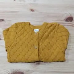 カーディガン 黄