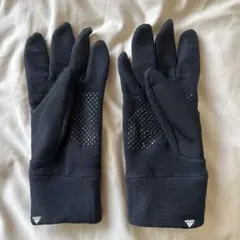 adidas アディダス 防寒グローブ 手袋 ブラック 滑り止め付き 冬用