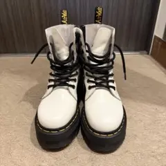 てろてろ様 Dr. Martens フロントジップ ブーツ ホワイト - メルカリ