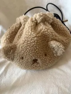 miffy・ボリス ボア巾着バッグ