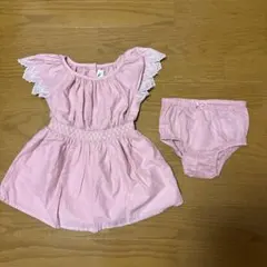 未使用 baby GAP カッティングレース ワンピース インナーパンツ 80