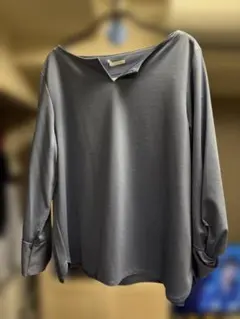 GU ブルー　 長袖トップス XL