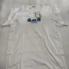新品　TUXEDOSAM タキシードサム 刺繍Tシャツ ホワイト Lのサムネイル