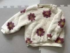 モコモコ　トップス　花柄