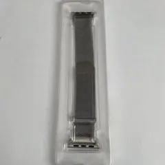 Apple Watch対応 ミラネーゼループバンド シルバー メッシュベルト