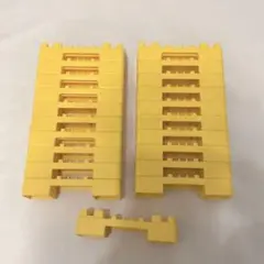プラレール イエローブロックパーツ 21個セット ミニ橋脚