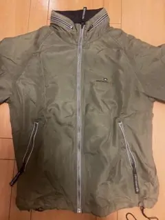 first down u.s.a. ナイロンジャケット カーキ