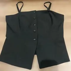 【超美品】GU ブラック XL ビスチェ
